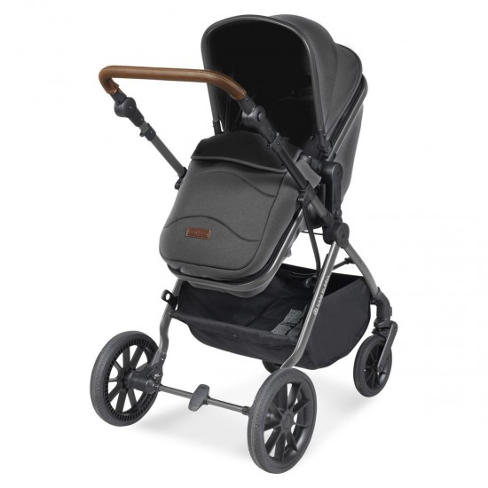 Ickle Bubba Cosmo 2 in 1 Pram Bundle, Graphite Grey