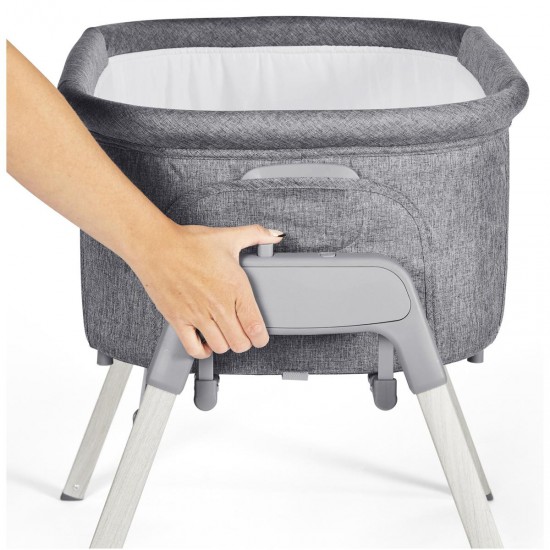 Ickle Bubba Drift Gliding Crib - Ash Grey