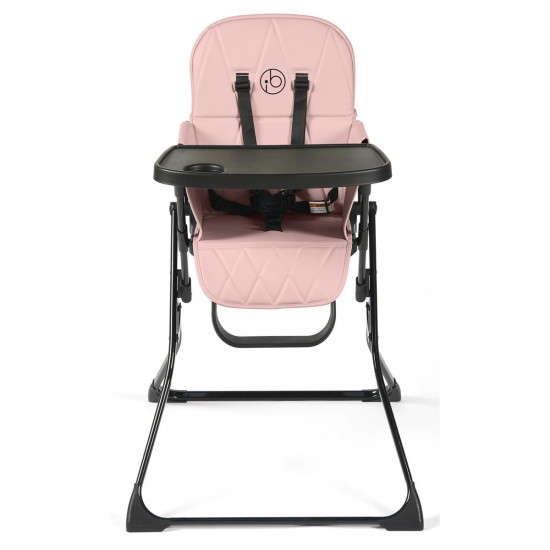 Ickle Bubba Flip Magic Fold Highchair, Blush Pink