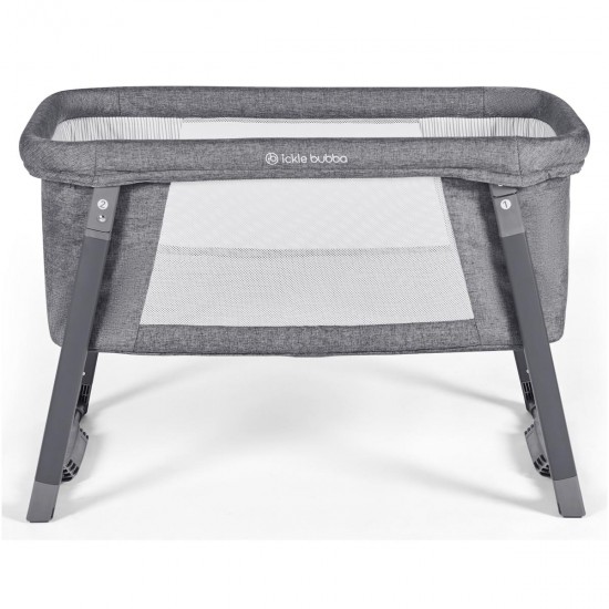 Ickle Bubba Mini Rocker Crib - Space Grey