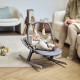 Ickle Bubba Stella Rocker Chair with Toy Bar, Ash Grey