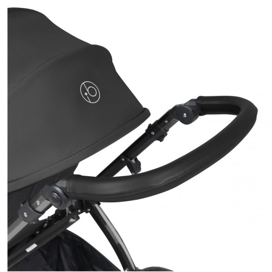 Ickle Bubba Stomp Luxe All in One Cirrus i-Size Travel System Bundle, Charcoal Grey / Black