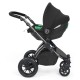 Ickle Bubba Stomp Luxe All in One Cirrus i-Size Travel System Bundle, Charcoal Grey / Black