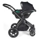 Ickle Bubba Stomp Luxe All in One Stratus i-Size Travel System Bundle, Charcoal Grey / Black