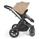 Ickle Bubba Stomp Luxe 2 in 1 Pram Bundle, Desert / Black