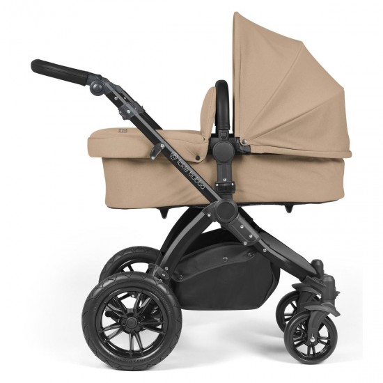 Ickle Bubba Stomp Luxe All in One Cirrus i-Size Travel System Bundle, Desert / Black