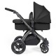 Ickle Bubba Stomp Luxe 2 in 1 Pram Bundle, Midnight / Black