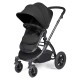 Ickle Bubba Stomp Luxe 2 in 1 Pram Bundle, Midnight / Black