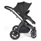 Ickle Bubba Stomp Luxe 2 in 1 Pram Bundle, Midnight / Black