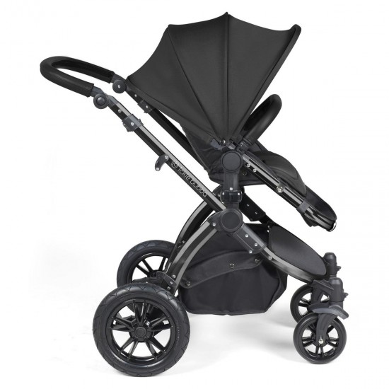 Ickle Bubba Stomp Luxe All in One Cirrus i-Size Travel System Bundle , Midnight / Black