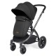 Ickle Bubba Stomp Luxe All in One Stratus i-Size Travel System Bundle, Midnight / Black