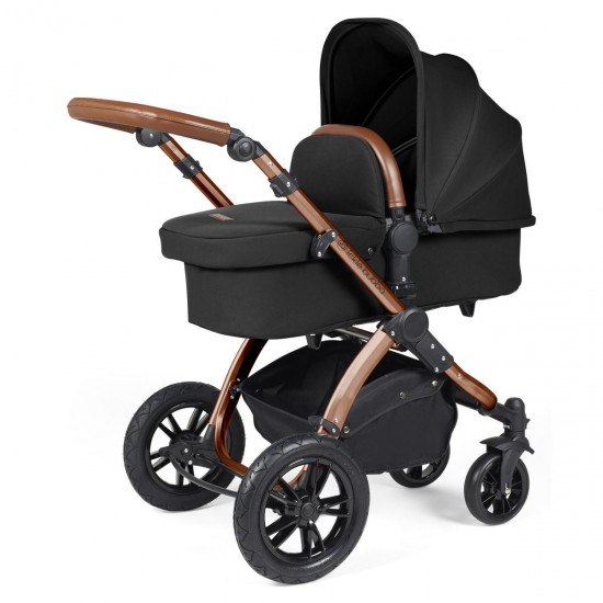 Ickle Bubba Stomp Luxe All in One Cirrus i-Size Travel System Bundle , Midnight / Bronze