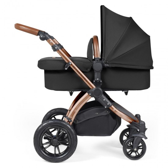 Ickle Bubba Stomp Luxe All in One Cirrus i-Size Travel System Bundle , Midnight / Bronze