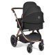 Ickle Bubba Stomp Luxe All in One Stratus i-Size Travel System Bundle, Midnight / Bronze