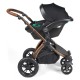 Ickle Bubba Stomp Luxe All in One Stratus i-Size Travel System Bundle, Midnight / Bronze