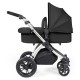 Ickle Bubba Stomp Luxe 2 in 1 Pram Bundle Midnight / Silver