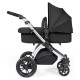 Ickle Bubba Stomp Luxe All in One Cirrus i-Size Travel System Bundle, Midnight / Silver