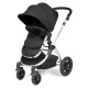 Ickle Bubba Stomp Luxe All in One Cirrus i-Size Travel System Bundle, Midnight / Silver