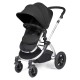 Ickle Bubba Stomp Luxe All in One Stratus i-Size Travel System Bundle, Midnight / Silver