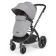 Ickle Bubba Stomp Luxe 2 in 1 Pram Bundle, Pearl Grey / Black