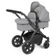 Ickle Bubba Stomp Luxe All in One Cirrus i-Size Travel System Bundle, Pearl Grey / Black