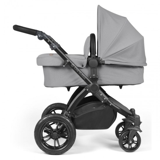 Ickle Bubba Stomp Luxe All in One Cirrus i-Size Travel System Bundle, Pearl Grey / Black