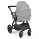 Ickle Bubba Stomp Luxe All in One Cirrus i-Size Travel System Bundle, Pearl Grey / Black