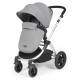 Ickle Bubba Stomp Luxe 2 in 1 Pram Bundle, Pearl Grey / Silver