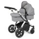 Ickle Bubba Stomp Luxe All in One Stratus i-Size Travel System Bundle, Pearl Grey / Black