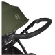 Ickle Bubba Stomp Luxe 2 in 1 Pram Bundle, Woodland / Black