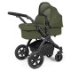 Ickle Bubba Stomp Luxe 2 in 1 Pram Bundle, Woodland / Black