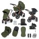 Ickle Bubba Stomp Luxe All in One Stratus i-Size Travel System Bundle, Woodland / Bronze