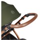 Ickle Bubba Stomp Luxe 2 in 1 Pram Bundle, Woodland / Bronze