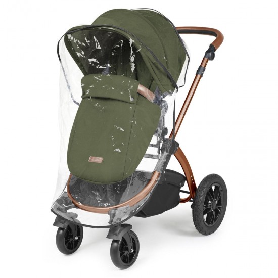 Ickle Bubba Stomp Luxe 2 in 1 Pram Bundle, Woodland / Bronze