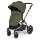 Ickle Bubba Stomp Luxe 2 in 1 Pram Bundle, Woodland / Bronze