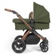 Ickle Bubba Stomp Luxe 2 in 1 Pram Bundle, Woodland / Bronze