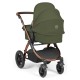 Ickle Bubba Stomp Luxe 2 in 1 Pram Bundle, Woodland / Bronze