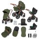 Ickle Bubba Stomp Luxe All in One Cirrus i-Size Travel System Bundle, Woodland / Bronze