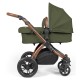 Ickle Bubba Stomp Luxe All in One Cirrus i-Size Travel System Bundle, Woodland / Bronze