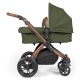 Ickle Bubba Stomp Luxe All in One Stratus i-Size Travel System Bundle, Woodland / Bronze