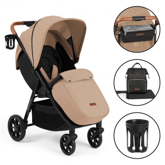 Ickle Bubba Stomp Stride Prime Stroller, Desert