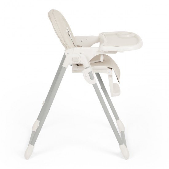 Ickle Bubba Switch Multi Function Highchair + Beige Feeding Set, Pearl Grey