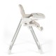 Ickle Bubba Switch Multi Function Highchair + Beige Feeding Set, Pearl Grey