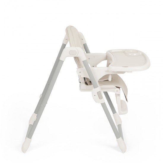 Ickle Bubba Switch Multi Function Highchair + Sage Green Feeding Set, Pearl Grey