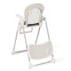 Ickle Bubba Switch Multi Function Highchair + Beige Feeding Set, Pearl Grey