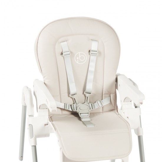 Ickle Bubba Switch Multi Function Highchair + Beige Feeding Set, Pearl Grey