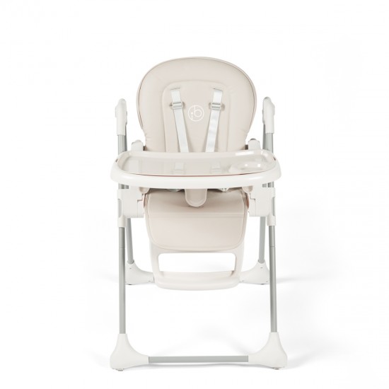 Ickle Bubba Switch Multi Function Highchair + Pink Feeding Set, Pearl Grey