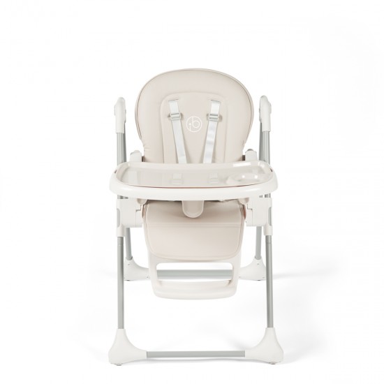 Ickle Bubba Switch Multi Function Highchair + Pink Feeding Set, Pearl Grey