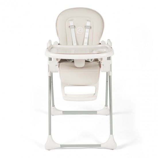 Ickle Bubba Switch Multi Function Highchair + Pink Feeding Set, Pearl Grey