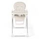 Ickle Bubba Switch Multi Function Highchair + Beige Feeding Set, Pearl Grey